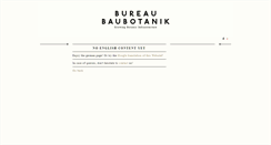 Desktop Screenshot of bureau-baubotanik.de